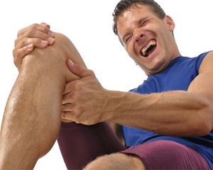 Illustration of leg cramp